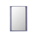 Modern Decorative Wall Mirror with Purple Frame**
